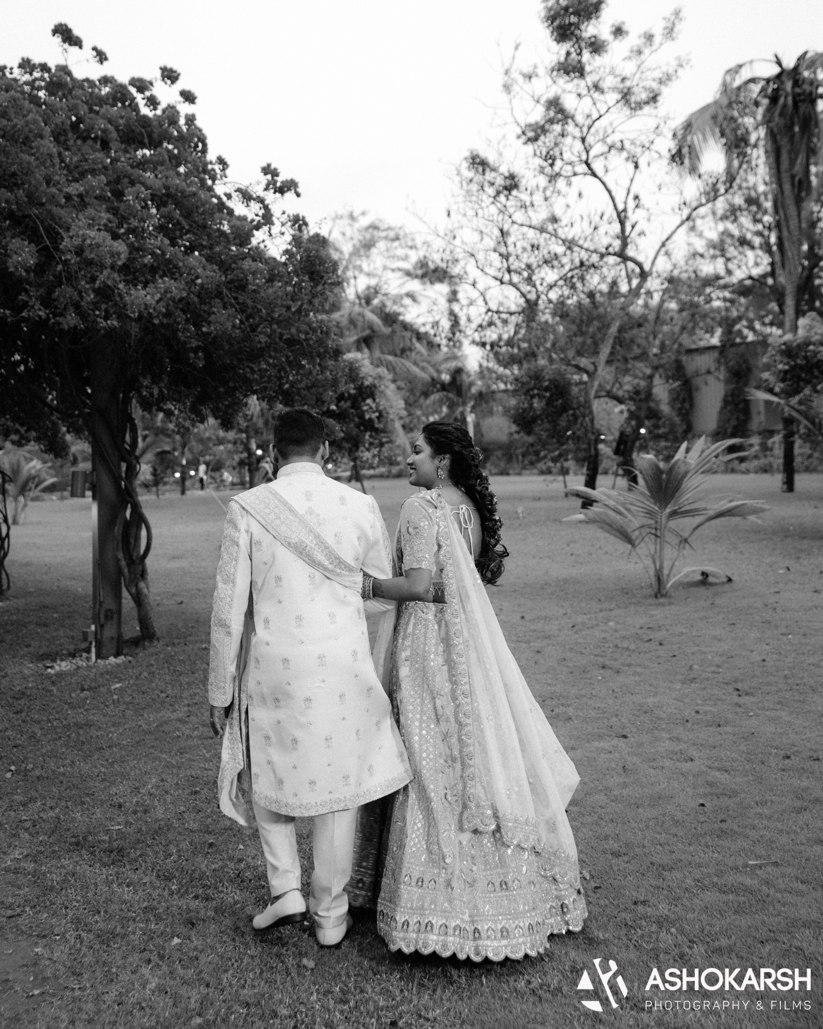 Karthik and Priya walking together